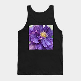 Gorgeous Purple Flower Tank Top